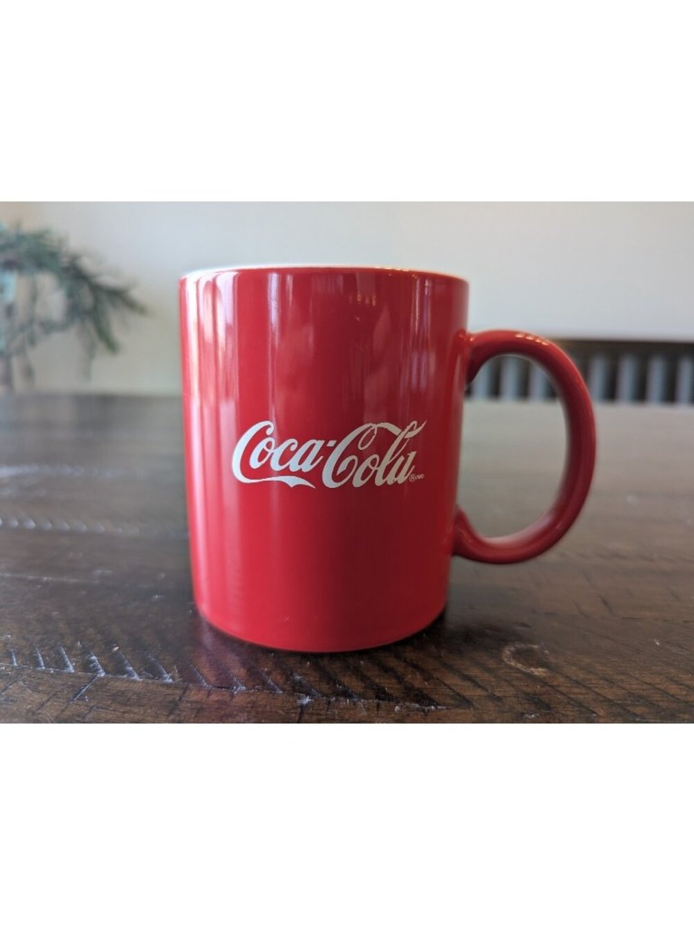Coca Cola Red Coffee Mug Tea Cup Pop Soda Coke CocaCola Red Logo EUC Coca Cola